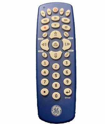 GE 4 Device Universal Remote Control Blue - Image 1 of 4