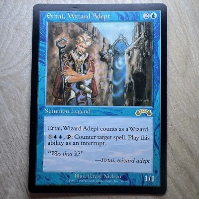 MTG Magic The Gathering - Ertai, Wizard Adept | Exodus 33/143 Regular Rare - Image 1 of 4