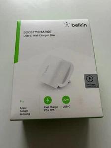 New Sealed Belkin Charger Lead fits Pixel 8 Pro Google Pixel 7 20W Fast Plug - Picture 1 of 2