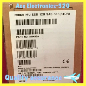 N9X96A NEW HPE MSA 2040 2050841505-001 2.5'' 800GB SAS 12G Mixed Use SSD - Afbeelding 1 van 3