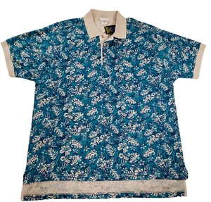 Toucan Dance By Fast Lane Herren X-Large Hawaiihemd Blau Blumen Dschungel  - Bild 1 von 8