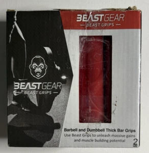 Beast Gear Barbell and Dumbbell Beastgrip for Weightlifting & Muscle Building - Picture 1 of 16