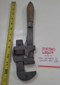 Stillsons Wrench Moor Drop Forging Stillson's Monkey Wrench Vintage USA Forge  - Picture 1 of 24