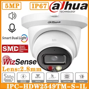 Dahua IPC-HDW2549TM-S-IL 5MP WizSense Dome IP Network Camera Smart-Dual-Light - Picture 1 of 13