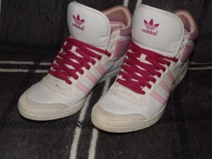 Adidas Top Ten Hi Sneaker Sleek Series weiß pink Gr. 42 - Bild 1 von 5