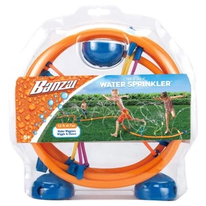 Banzai Wigglin Wassersprinkler - 12 Fuß - Frühling Sommer Outdoor Hinterhof Kinder Spaß - Bild 1 von 2