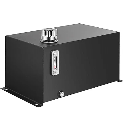 Depósito hidráulico tanque de aceite tanque de combustible acero de 10 galones con filtro y amplificador medidor de tanque Foto 1 de 4