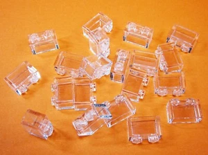 20 x LEGO Basisstein 1x2 - Klar transparent - 3065 - NEU - Bild 1 von 3