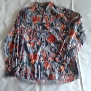 DESIGUAL Men's Multicoloured Long Sleeve Casual Shirt Size XXL Unique Style - Picture 1 of 8