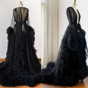 Maternity Photograph Women Dresses Sleepwear Robe Pregnant Gown for Photo Shoot - Picture 1 of 12