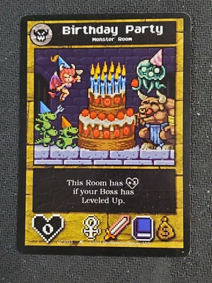 Boss Monster Birthday Party Promo Card - Imagem 1 de 2