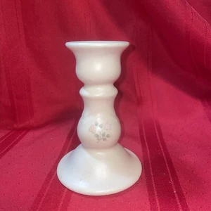 Pfaltzgraff Remembrance Candle Holder Pink Peach White Floral Design - Picture 1 of 5