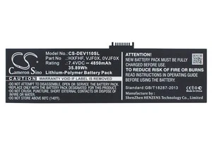 Batterie 4850mAh type 0VJF0X HXFHF VJF0X Pour Dell Venue 11 Pro, V11P7130 - Picture 1 of 5