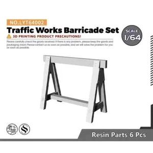 Juego de barricada LYT64002 1/64 S escala coche paisaje tráfico obras - Imagen 1 de 3