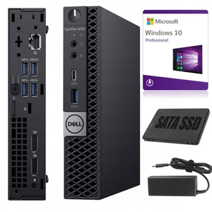 MINIATUROWY KOMPUTER DELL 5060 MICRO i5-8600T 16GB NOWY SSD 480GB W10P KL A - Zdjęcie 1 z 11