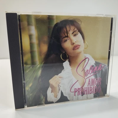 Selena Amor Prohibido Music CD 1994 EMI Latin Capitol Records Latin Pop Tex-Mex - Image 1 of 4