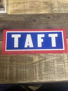 Vintage Political Campaign Taft Pin on Page - Bild 1 von 3