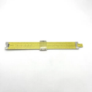 Regla Deslizante Pickett N 1010-ES Trig Metal Amarillo De Colección Hecha en EE. UU. - Imagen 1 de 7