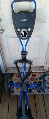 BOLSO BOY EXPRESS 120 PLEGABLE Club de Golf 3 Ruedas Cady - Usado Dos Veces Foto 1 de 4