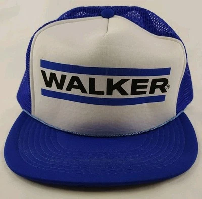 Винтажная бейсболка с сеткой Walker для дальнобойщиков кепка с веревкой глушители для выхлопной системы - Изображение 1 из 4