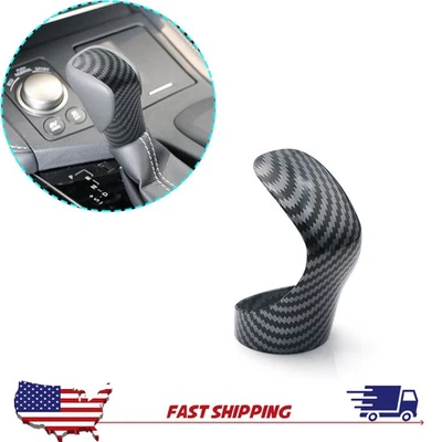 ABS Carbon Fiber Gear Shift Knob Cover For Lexus ES ES300h ES350 2015 -20 - Image 1 of 4