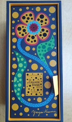 Yayoi Kusama Veuve Clicquot La Grande Dame 2012 Limited Edition Swivel Box  Mint - Image 1 of 4