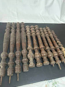 UHRENTEILE - 13 X ANTIKE UHRENSÄULEN . 4 X TYPEN - Bild 1 von 11