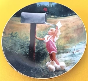 Hamilton Collection Letter To Grandma From The World Of Zolam Collectible Plate - Picture 1 of 6