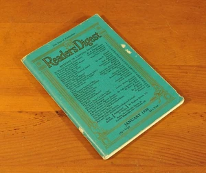 Reader's Digest January 1938 Volume 32 O. Henry Vintage American Magazine - Picture 1 of 2