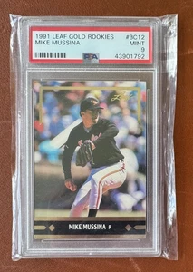1991 Leaf Gold Rookies Mike Mussina #BC12 PSA 9 - Picture 1 of 1