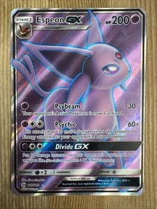 Espeon GX 140/149 - Full Art Ultra Rare Pokemon TCG - Sun & Moon - HP - Picture 1 of 2