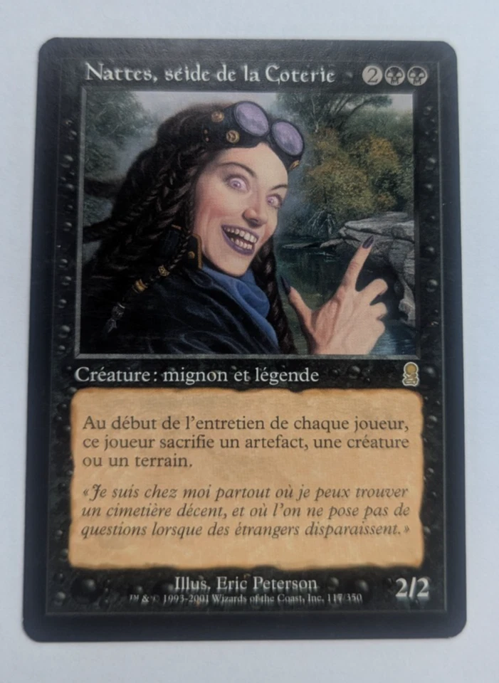 Magic Mtg French Odyssey Braids Cabal Minion   lightly played - Image 1 of 1