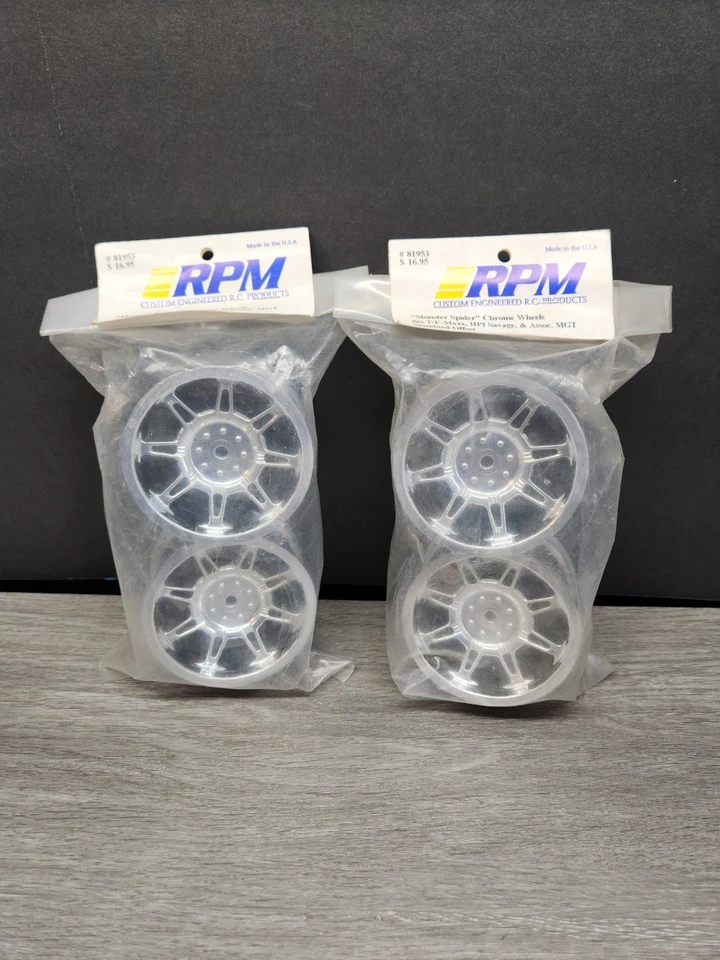 RPM Monster Spider Wheels 14mm Hex 81953 Monster Truck Tmaxx Emaxx Savage MGT - Image 1 of 4