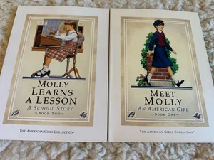 Vtg American Girl Books Molly Books Lot Of 2 - Imagen 1 de 4