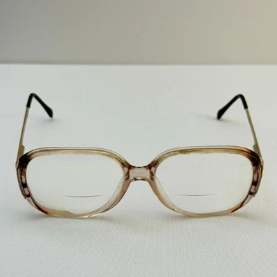 Marco de gafas vintage Luxottica 4580 K301 solo tono dorado Italia retro Foto 1 de 4