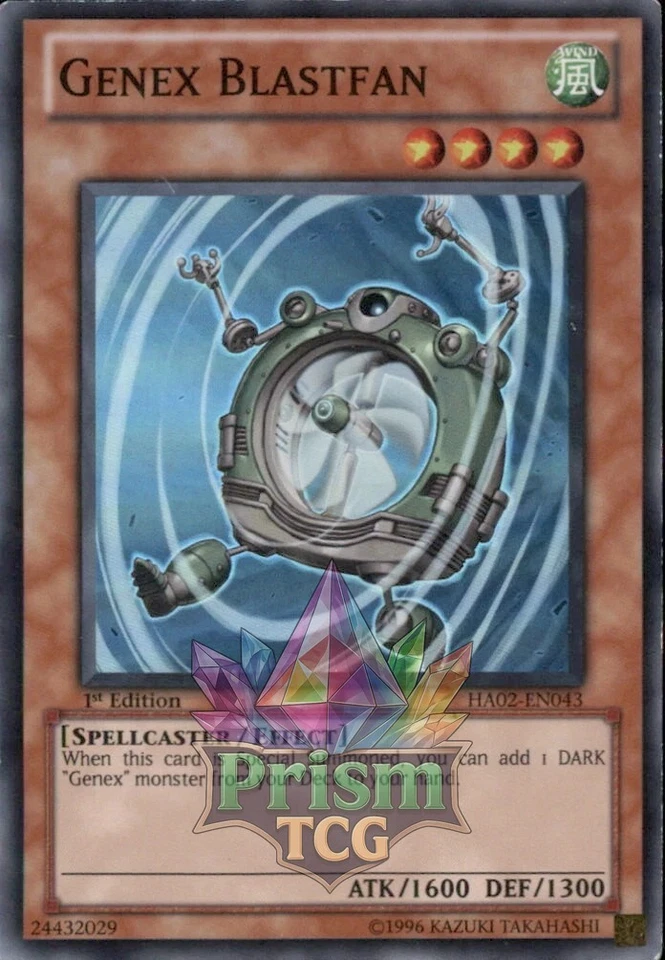 1st ed Genex Blastfan super rare HA02-EN043 Yugioh - Image 1 of 1