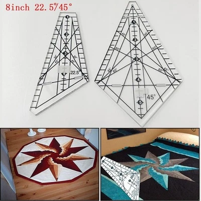 Schneider Lineal Nähen Kreativ for DIY Hand Patchwork Lineal Quilt Schablonen - Bild 1 von 4