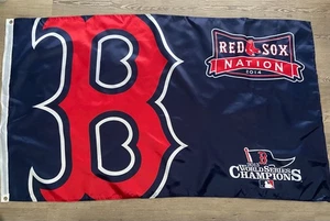 2014 Boston Red Sox Nation 2013 Serie Mundial Campeones Bandera Grande Pomo - Imagen 1 de 6