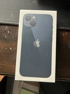 iPhone 13 Minuit 128 Go BOITE VIDE UNIQUEMENT, comprend autocollant Apple, clé SIM, papier - Photo 1 sur 3