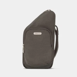 Travelon Anti-Theft Essentials Mini Asymmetric Crossbody - Smoke - Picture 1 of 7