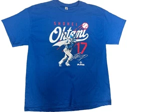 Camiseta Shohei Ohtani #17 - Azul - Licencia Oficial MLB talla XL - Imagen 1 de 4