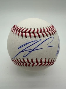 Ronald Acuna Jr. Signiert Autogramm beschriftet Major League Baseball Beckett - Bild 1 von 3