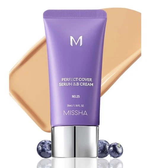 MISSHA M Perfect Cover Serum B.B Cream No. 25 Warm Beige 35ml / 1.18 fl oz - Image 1 of 4