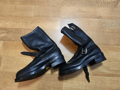 Chippewa men's 7 D engineer motorcycle steel toe black boots made in USA 27863 - Image 1 of 4
