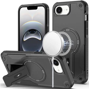 Funda de teléfono para iPhone 16e soporte resistente soporte invisible cubierta magnética - Imagen 1 de 22
