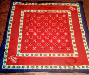 Avon Vintage Sweet Honesty 1970’s Bandana Hankie Nice! Red - Picture 1 of 5