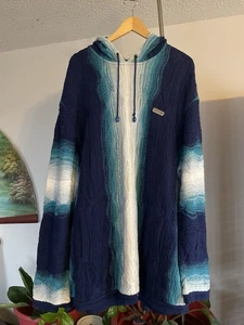 Vintage Coogi 3D knit Hooded Sweater Size 2XL - Picture 1 of 5