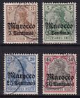 Germany Po`S In Morocco 1905 Germania (No Wmk) Selection Used (Cv £22)
