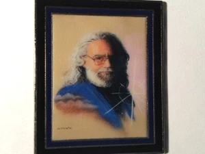 GRATEFUL DEAD  JERRY GARCIA  1995 MEMORIAL RELIX 2 inch photo  PIN - Picture 1 of 2