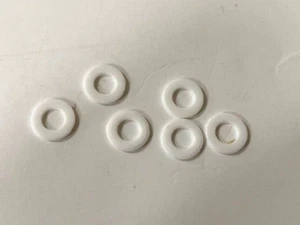 VEX Robotics Parts: 0.25" Diameter White Spacer/Washer - 6 Pcs - Picture 1 of 1
